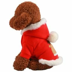 Unbranded Pet Dog Vêtements Soft Warm Hoodie Noël Hiver Vestes Chaudes Manteau Mignon -Pet Soin 837671987 max