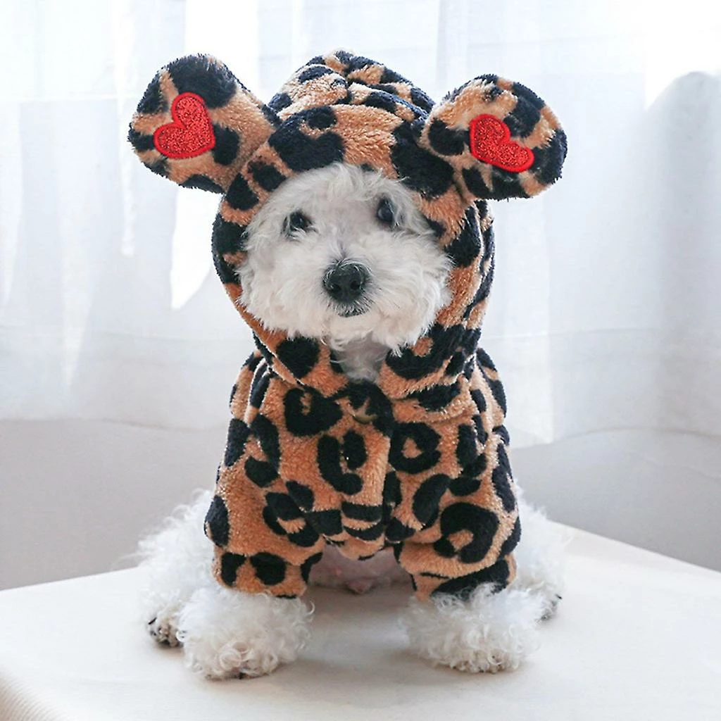 Unbranded Pullover Dog Coat Dog Coat Avec Hood Dog Hoodies Leopard Dog Hoodie Dog Clothes 2 Unbranded Pullover Dog Coat Dog Coat Avec Hood Dog Hoodies Leopard Dog Hoodie Dog Clothes – Image 2
