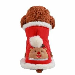 Unbranded Pet Dog Vêtements Soft Warm Hoodie Noël Hiver Vestes Chaudes Manteau Mignon -Pet Soin 837672247 max