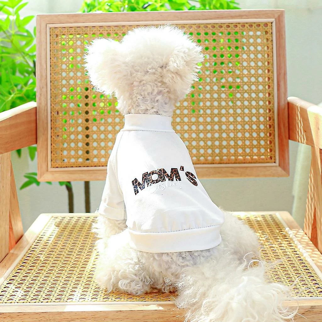 Unbranded Pet T Shirt Avec Mom's Bestie Print Dog Overall Spring Summer Party Jumpsuit 3 Unbranded Pet T Shirt Avec Mom's Bestie Print Dog Overall Spring Summer Party Jumpsuit – Image 3