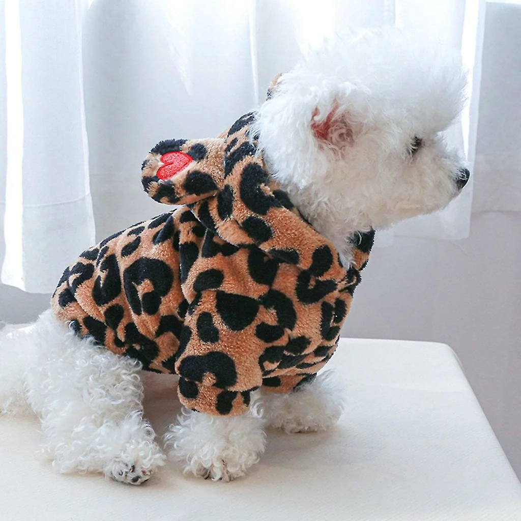 Unbranded Pullover Dog Coat Dog Coat Avec Hood Dog Hoodies Leopard Dog Hoodie Dog Clothes 3 Unbranded Pullover Dog Coat Dog Coat Avec Hood Dog Hoodies Leopard Dog Hoodie Dog Clothes – Image 3