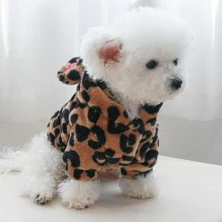 Unbranded Pullover Dog Coat Dog Coat Avec Hood Dog Hoodies Leopard Dog Hoodie Dog Clothes -Pet Soin 837672668 max