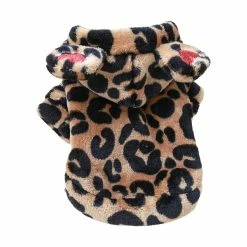 Unbranded Pullover Dog Coat Dog Coat Avec Hood Dog Hoodies Leopard Dog Hoodie Dog Clothes