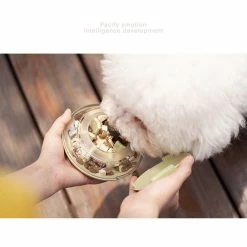 Unbranded Interactive Treat Ball Iq Dog Treat Ball Pour Les Chiens Jouant à Chasser Les Jouets à Mâcher -Pet Soin 837674158 max