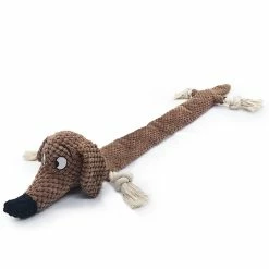 Unbranded Squeaky Dog Toy Durable Rembourré Dentition Mâcher Jouet Tir De Guerre Chien Peluche Toy -Pet Soin 837674927 max