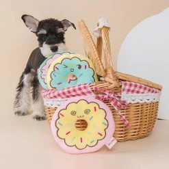 Unbranded Interactif Dog Toy Puppy Peluche Squeak Toy Cute Donut Chew Toy For Teeth 7 Unbranded Interactif Dog Toy Puppy Peluche Squeak Toy Cute Donut Chew Toy For Teeth -Pet Soin 837675710 max