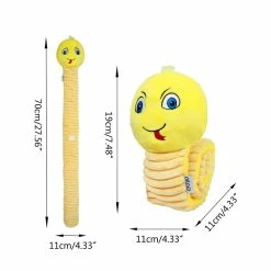 Unbranded Dog Snuffle Peluche Snake Squeak Toy Pour Chiens Interactive Foraging Chew Toy -Pet Soin 837676042 max