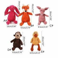 Unbranded Jouet Dog Squeak Soft Stuffed Animal Peluche Chew Toy Pour Petits Et Moyens Chiens -Pet Soin 837676190 max