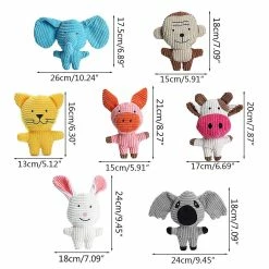 Unbranded Dog Squeak Toys Soft Stuffed Peluche Chew Toy Pour Petits Et Moyens Chiens Chats 8 Unbranded Dog Squeak Toys Soft Stuffed Peluche Chew Toy Pour Petits Et Moyens Chiens Chats -Pet Soin 837676304 max