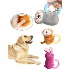 Unbranded Dog Chew Toy Squeaky Dog Toy Peluche Stuffed Dog Toy Dog Teether Dog Squeaky Toy -Pet Soin 837676469 max