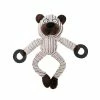 Unbranded Cartoon Stuffed Dog Chew Toy Corduroy Squeak Toy Pour Réduire L’ennui