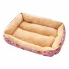 Unbranded Pour Les Lits Pour Chats D’intérieur Soft Breathable Dog Crate Bed Pet Cushion En Peluche