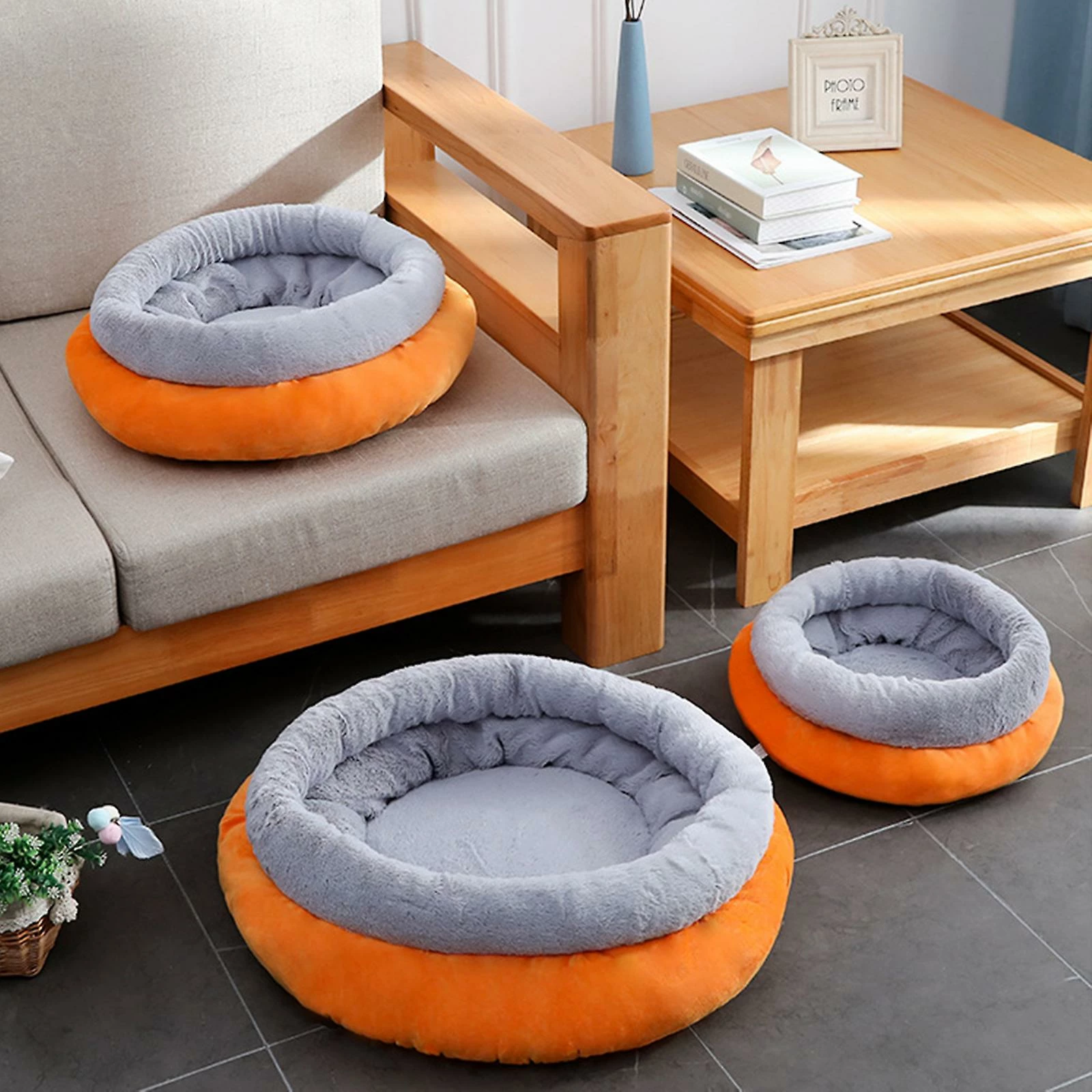 Unbranded Super Soft Pet Dog Pour Cat Bed Kennel Round Canapé Coussin Pad Matelas De Couchage Pour Do 3 Unbranded Super Soft Pet Dog Pour Cat Bed Kennel Round Canapé Coussin Pad Matelas De Couchage Pour Do – Image 3