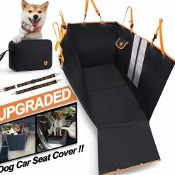 Unbranded Dog Car Pour Housse De Siège Anti-rayures Avec 1 Ceintures De Sécurité Pour Sièges De Voitures Générales -Pet Soin 842136097 max