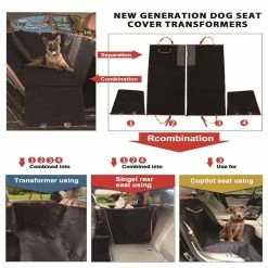 Unbranded Dog Car Pour Housse De Siège Anti-rayures Avec 1 Ceintures De Sécurité Pour Sièges De Voitures Générales -Pet Soin 842136223 max