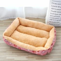 Unbranded Pour Les Lits Pour Chats D’intérieur Soft Breathable Dog Crate Bed Pet Cushion En Peluche -Pet Soin 842136677 max
