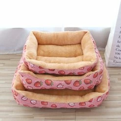Unbranded Pour Les Lits Pour Chats D’intérieur Soft Breathable Dog Crate Bed Pet Cushion En Peluche -Pet Soin 842136894 max