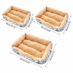 Unbranded Pour Les Lits Pour Chats D’intérieur Soft Breathable Dog Crate Bed Pet Cushion En Peluche -Pet Soin 842137104 max