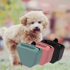 Unbranded Silicone Dog Treat Pouch Sac De Formation Magnetic Seal Waist Clip Matériau Sûr -Pet Soin 842137503 max