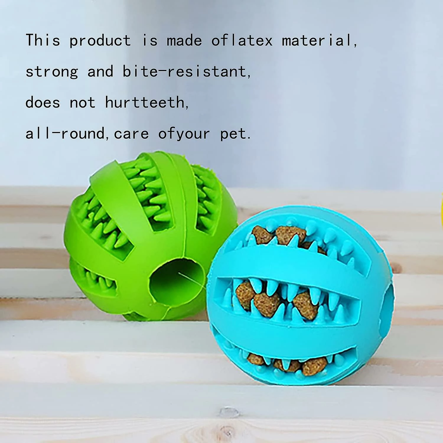 Baicccf Imwell Dog Toy Balls Non Toxique Boule De Jouet Résistante Aux Morsures Pour Chiot Petit Grand Chien De Compagnie Puppy Cat Avec Dents Nettoyage / Mastication / Jeu / Traitement Distribution Na 4 Baicccf Imwell Dog Toy Balls Non Toxique Boule De Jouet Résistante Aux Morsures Pour Chiot Petit Grand Chien De Compagnie Puppy Cat Avec Dents Nettoyage / Mastication / Jeu / Traitement Distribution Na – Image 4