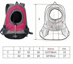 CRYSTAL Pet Dog Carrier Backpack Puppy Travel Carrier Respirant Head-out Pour Petits Chiens Chats -Pet Soin 846405964 max