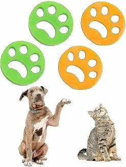 Unbranded Pet Hair Remover, 4 Pcs Pet Hair Remover For Laundry, Pet Hair Remover For Laundry For Dog Hair-