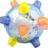 Wjiaer Dog Ball Pets Toys Jumping Joggle Crazy Football Drôle Coloré Jouet / A