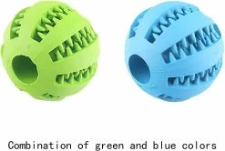 Wjiaer Imwell Dog Toy Balls Non Toxique Boule De Jouet Résistante Aux Morsures Pour Chiot Petit Grand Chien De Compagnie Puppy Cat Avec Dents Nettoyage / Mastication / Jeu / Traitement Distribution Na -Pet Soin 846640687 max