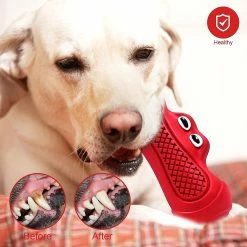 Unbranded Indestructible Big Dog Dog Toy, Dog Chew Toys, Presque Indestructible Rubber Toothbrush Toy Pour Medium Large Pet -Pet Soin 846644308 max