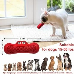 Unbranded Indestructible Big Dog Dog Toy, Dog Chew Toys, Presque Indestructible Rubber Toothbrush Toy Pour Medium Large Pet -Pet Soin 846644434 max