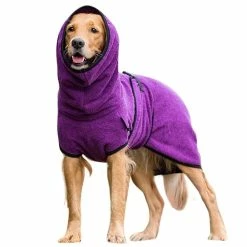 Pet Soin 11 Shun Pet Dog Vêtements Towelling Séchage Peignoir Manteau Puppy Warmer Apparel Sleepwear