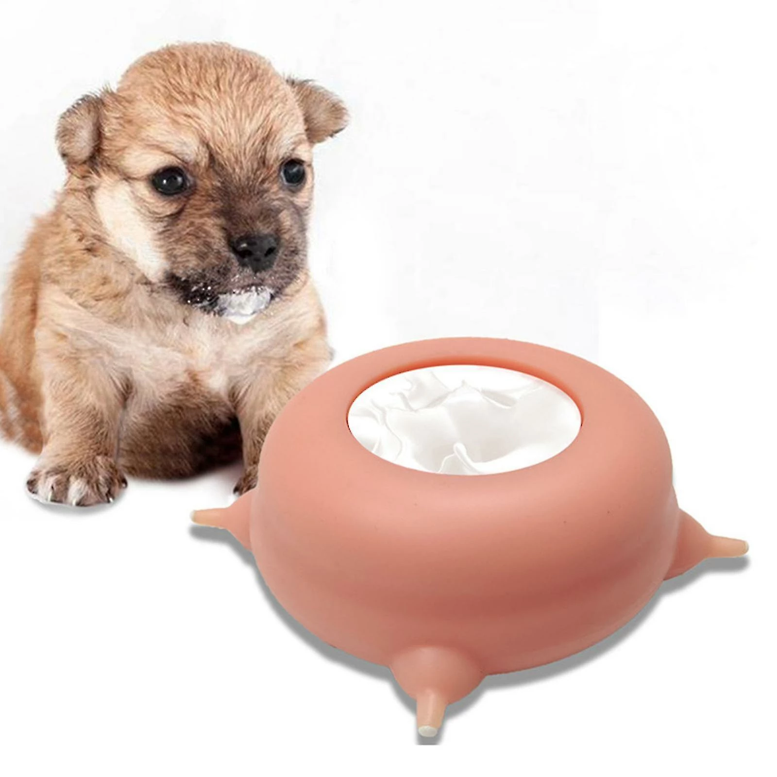 Unbranded Puppy Kitten Feeder Silicone Milk Feeding Whelping Dog Bowl 200ml Pink1pcs 3 Unbranded Puppy Kitten Feeder Silicone Milk Feeding Whelping Dog Bowl 200ml Pink1pcs – Image 3