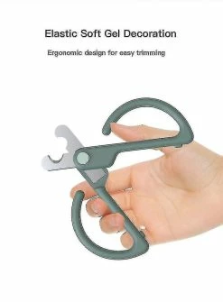 Unbranded Pet Nail Clipper Scissors Pet Dog Cat Nail Toe Claw Clippers For Animals Pet Supplies (2 Pièces, Greenpink -Pet Soin 846787711 max
