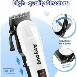 Unbranded Professional One-piece Dog Scissors Electric Grooming Kit For Long Haired Dogs Quick Charge Dog Grooming Razor For Dogs And Cats Pet Scissors -Pet Soin 853961729 max